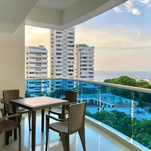 Charming 2br With Terrace In El Laguito Lägenhetshotell Cartagena